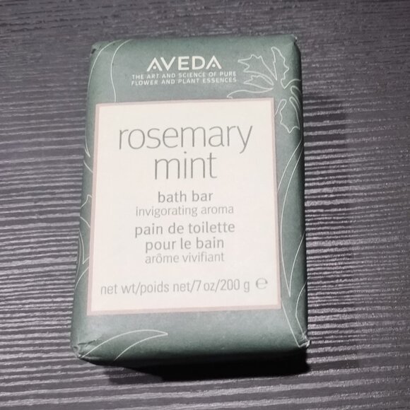 AVEDA ROSEMARY MINT BATH BAR 7oz. INVIGORATING AROMA NEW - Picture 3 of 8